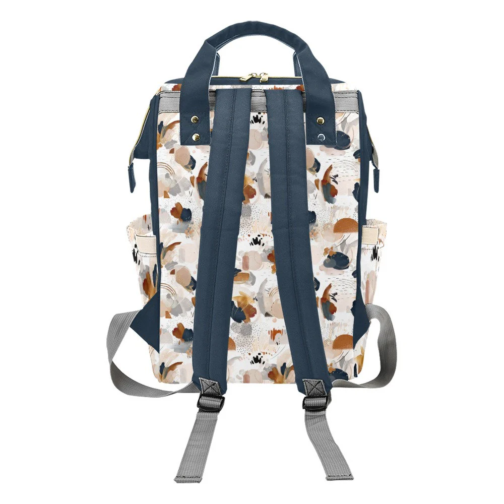 Abstract Pattern Personalized Diaper Bag - Image 4