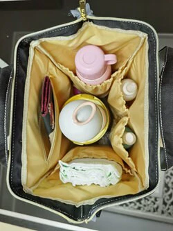 Abstract Pattern Personalized Diaper Bag - Image 7