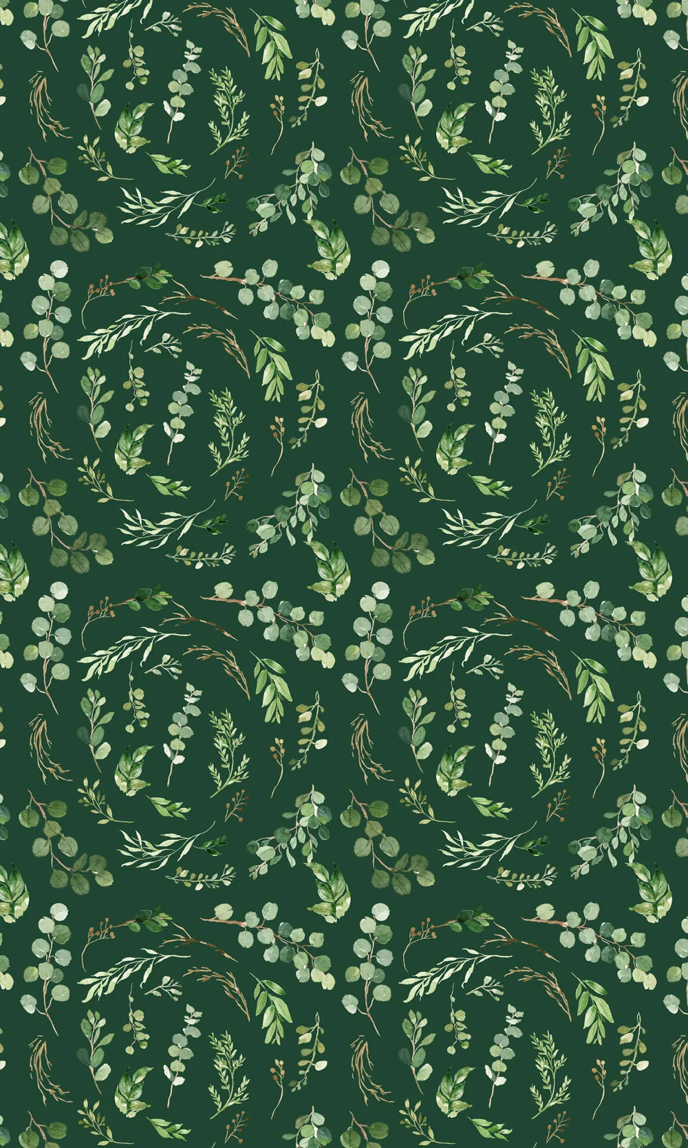 Dark Greenery Blackout Curtains - Image 4