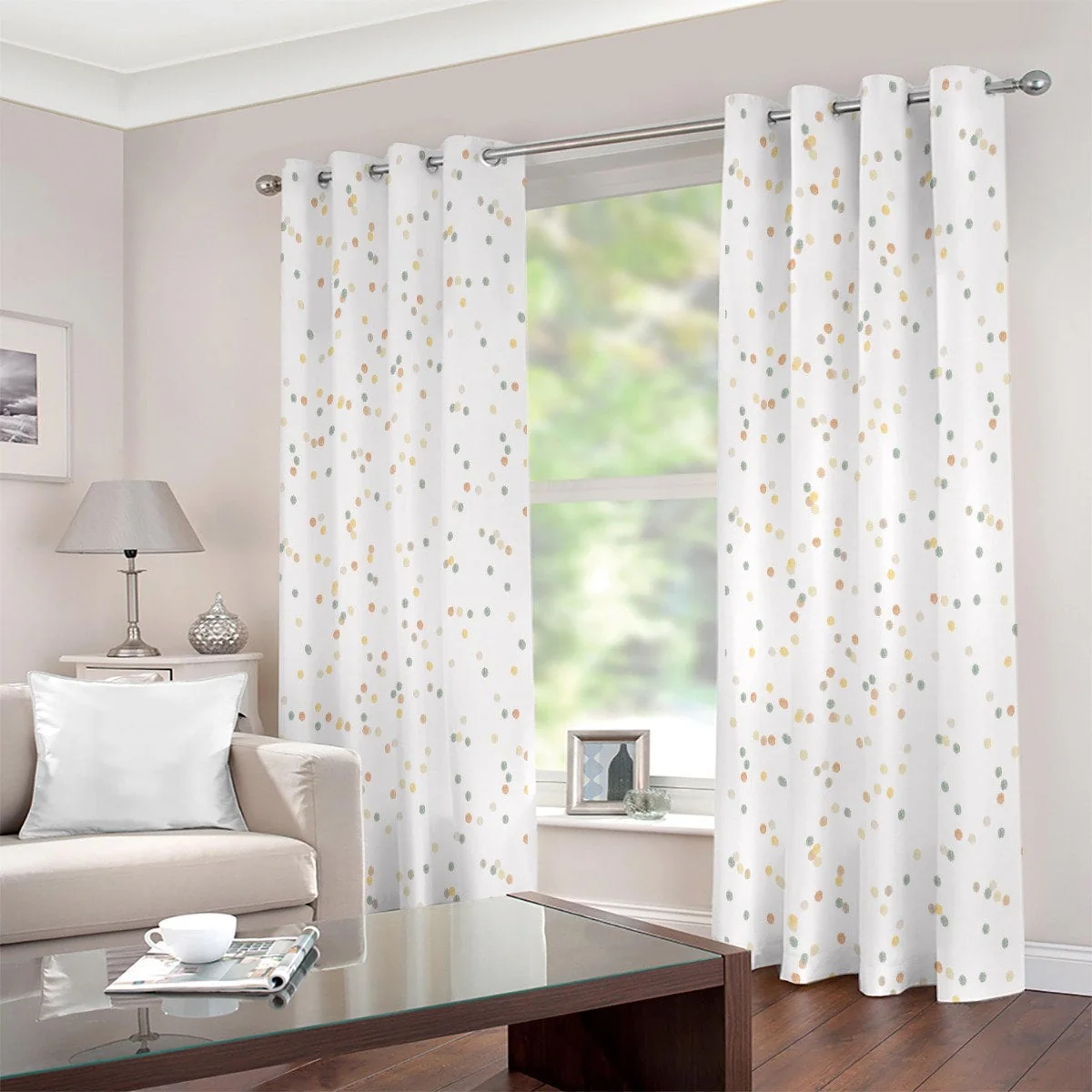 Dotted Gender Neutral Blackout Curtains - Image 4