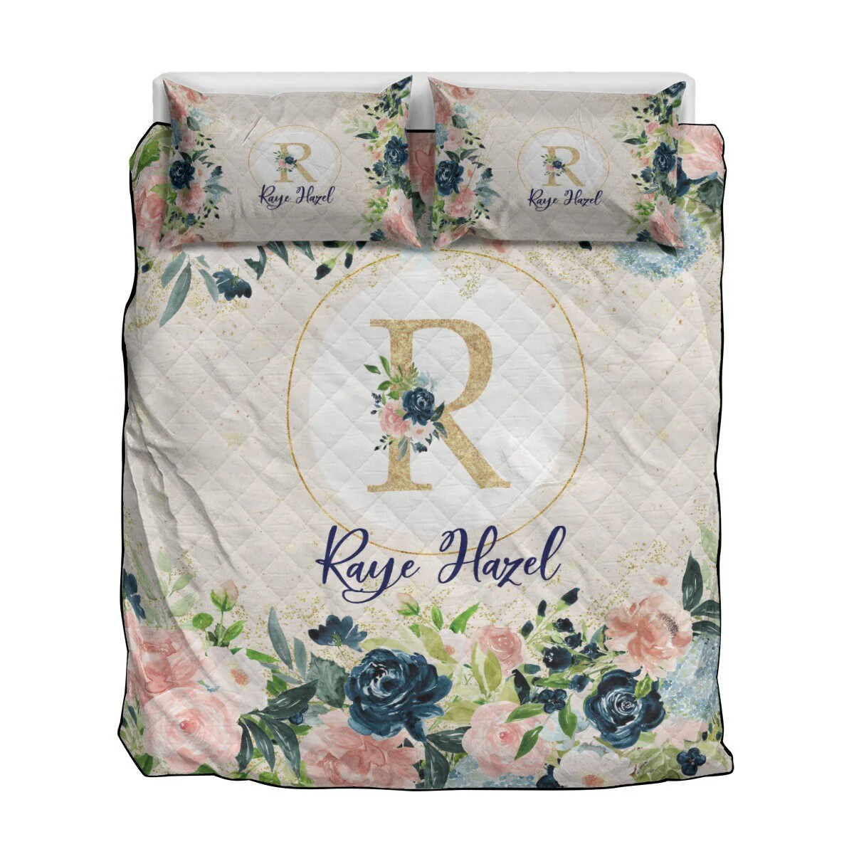 Moonlight Lullabies Personalized Quilted Bedspread Set - Image 4