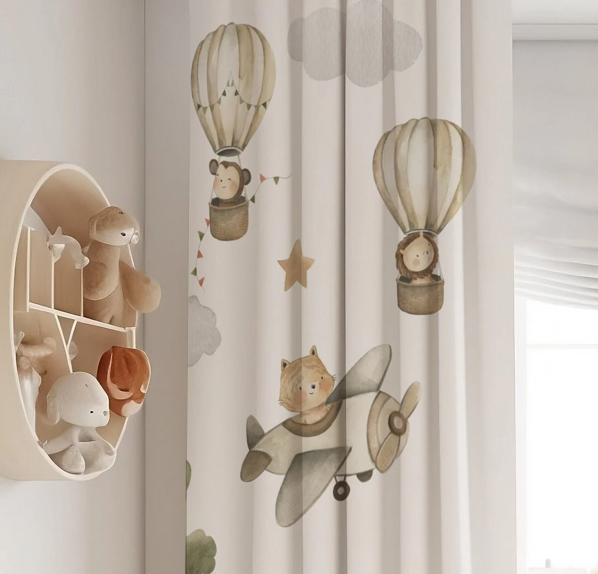 Safari Scene Blackout Curtains - Image 3